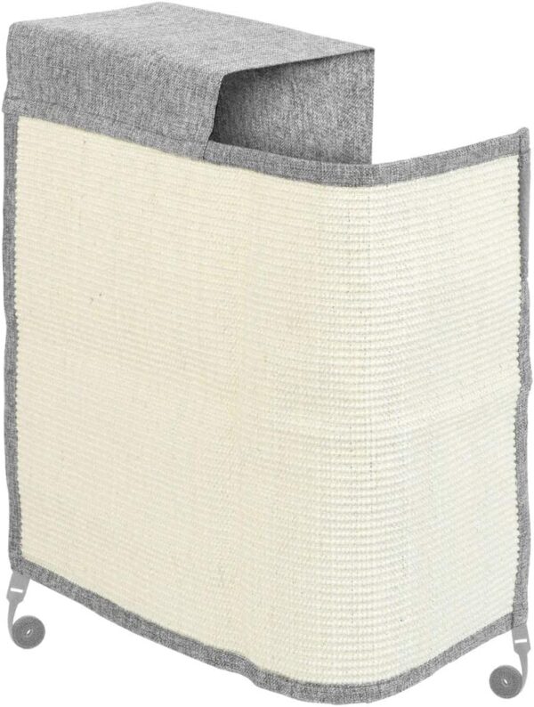 Navaris Cat Scratch Mat Sofa Shield - Natural Sisal Furniture Protector Scratching Pad for Cats - Scratch Carpet for Couch, Sofa, Chair - Right