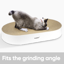 The radian design is easier to make cats interested in scratching!