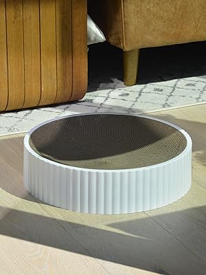 Cat scratcher minimalist white furniture scratching post bed lounger cave cat house bed cat 