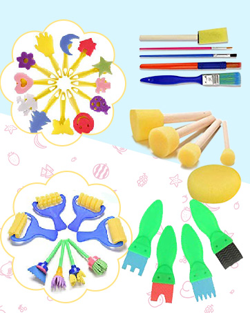 toddler painting set painting station kids paint sponges paint pad set kids painting station