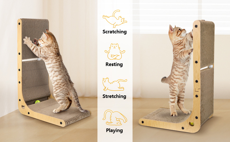 L Shape Cat Scratcher