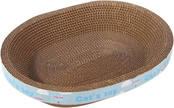 MagiDeal Cat Scratcher Cardboard Scratching Lounge Bed House Sofa Recycle Board Pet Cushion Corrugated Scratch Pad for Small Medium Large Cats Kitten, 45cmx34cmx9cm