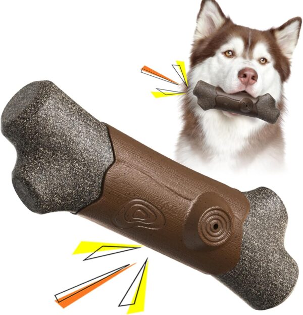 Dog Toys for Aggressive Chewers，Indestructible Branches Dog Chew Toy，Maximum Strength Tough Extreme Gourmet Stick Dog Chew Toy for Large and extra-large Breed Dogs