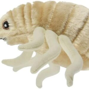 GIANTmicrobes Flea Plush – Learn about Insects, Pet Health and Parasites with This Educational Gift for Family, Friends, Veterinarians, Educators, Scientists and Pet Owners