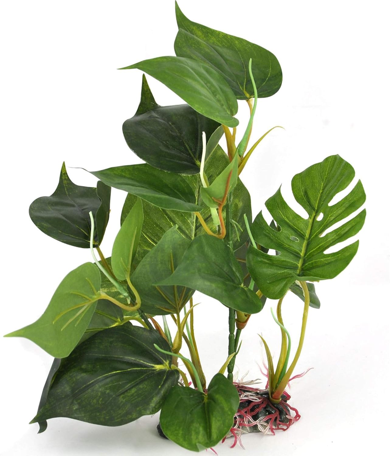 Gearmax® 24cm Artificial Fish Tank Aquarium Plant Real Look FishTank Gearmax® 24cm Artificial Fish Tank Aquarium Plant Real Look FishTank Plastic Water Plant / Grass Decoration / Ornament Green Leaves