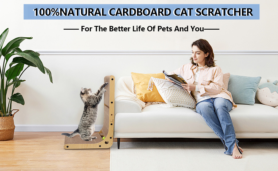 L Shape 60CM Cat Scratcher