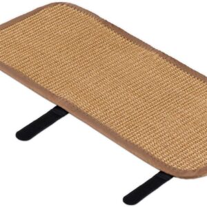 Navaris Table Leg Cat Scratcher - Sisal Scratching Mat Protector for Furniture Legs - Scratch Pad Protection with Wrap Around Straps 60 cm x 25 cm