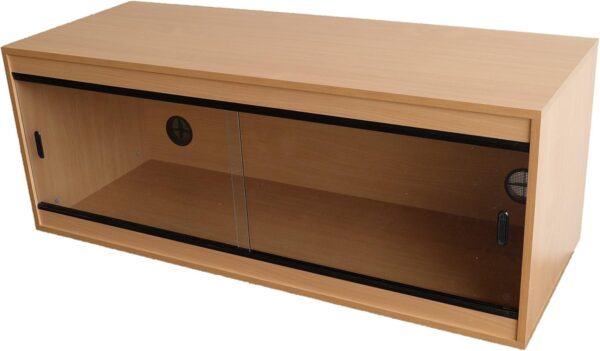 Repti-Life 48x24x24 Inch Vivarium Flatpacked In Black, 4ft Viv