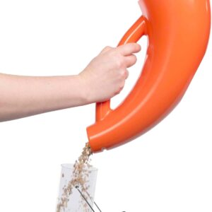 Jacobi Jayne® SuperScoop™ Bird Seed Scoop - scoop, carry & pour without spilling - perfect for filling your bird feeders with bird food - also makes a great pet food scoop - easy to use