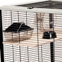 Narrow bar cage with accessories