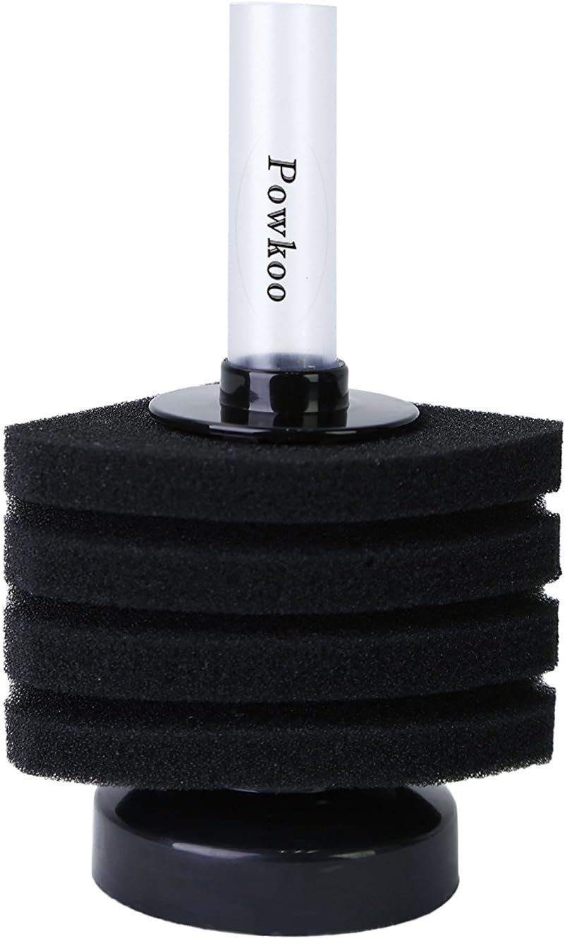 Powkoo Small Corner Sponge Filter for Aquarium Fish Tank Up Powkoo Small Corner Sponge Filter for Aquarium Fish Tank Up to 30 Litre