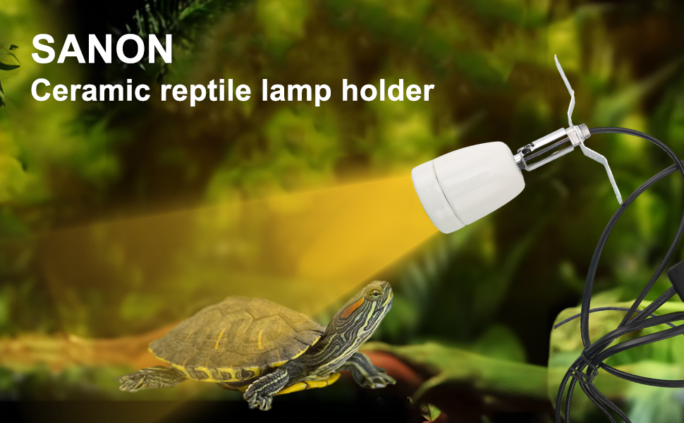 Reptile Heat Lamp Holder